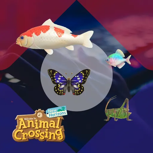 Animal Crossing: New Horizons Fishes and Insects Game Thumbnail