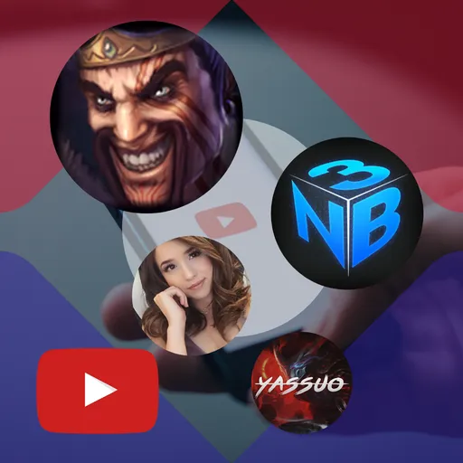 League of Legends YouTubers Game Thumbnail